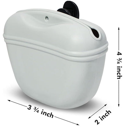 2 pack Silicone Dog Treat Pouch,Clip on Portable Train Container,Convenient Magnetic Buckle V1192-AZ-W-2949