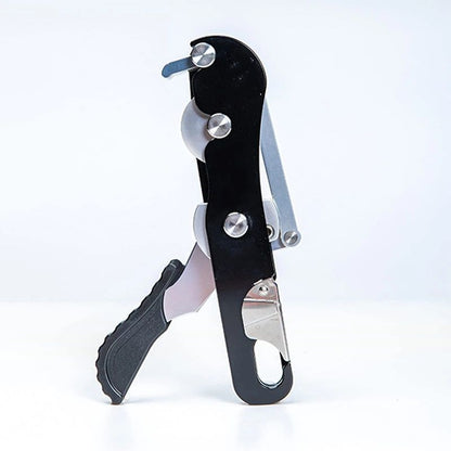 Climbing Stop Descender Rappelling Anti-Panic Belay Devices for 10-12mm Rope Rescue Equipment Hand Controls V1192-AZ-W-2955