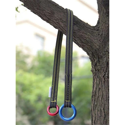 Tree Arborist Friction Saver Tree Climbing Saver Loop Belt Sling Retrievable Anchor 35.4 inch(Red and Blue V1192-AZ-W-2956
