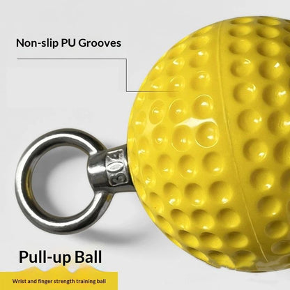 Pull Up Grips Ball Grip Strength Trainer, Climbing Grip Strength Training Pull Up Grips Handles, Cable V1192-AZ-W-2957