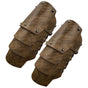 A pair Medieval Faux Leather 4 Layers Bracers Arm Armor, Middle Ages Mercenary Gauntlets, Costume Knight V1192-AZ-W-2968