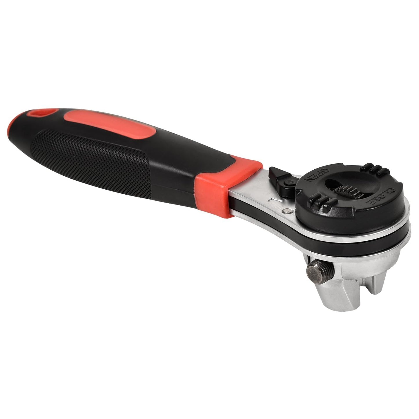8 Inch Adjustable Ratchet Socket Wrench,Performance Tool Dual Drive Flex Head Ratchet capacity from 1/4-7/8 V1192-AZ-W-2978