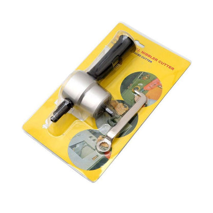Double Head Metal Sheet Nibbler Cutter Hole Saw Drill Attachment Package(24*14*6cm) V1192-AZ-W-2982