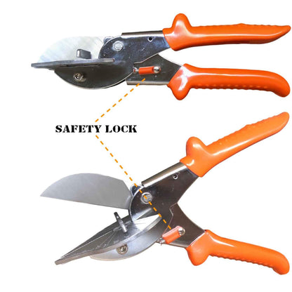 Multi Angle Miter Shear Cutter Hand Tools,45-135 Degree Adjustable Angle Scissors Trim Shears Tools for Vinyl V1192-AZ-W-2983