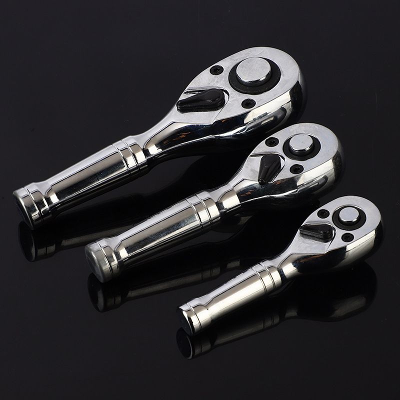 Ratchet Set, 1/4", 3/8", 1/2" Drive Ratchet Handle Wrench 72-Tooth Quick-Release Reversible, Gift for Men V1192-AZ-W-2988