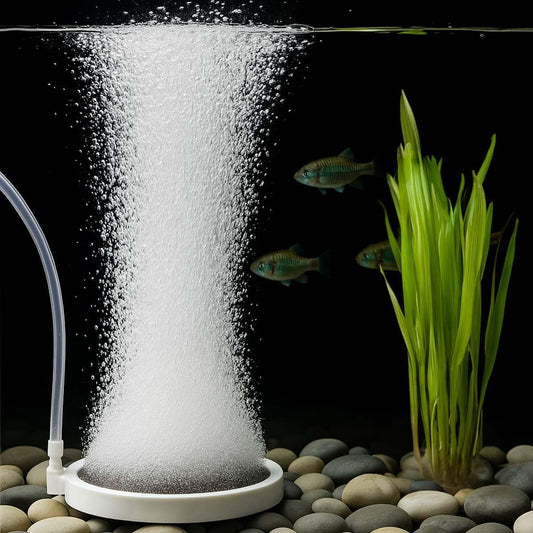Aquarium Air Stones Oxygen Bubbler, 4 Inch Fish Tank Quiet Oxygen Aerator, Air Pump Accessories Airstones for V1192-AZ-W-2991