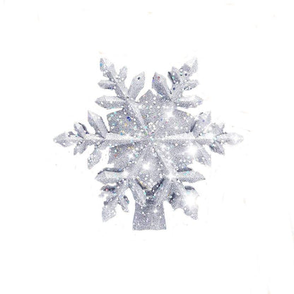 Christmas Tree Topper Lighted with Built-in Led Rotating Snowflake Projector Lights, Hollowed Tree Topper V1192-AZ-W-3001