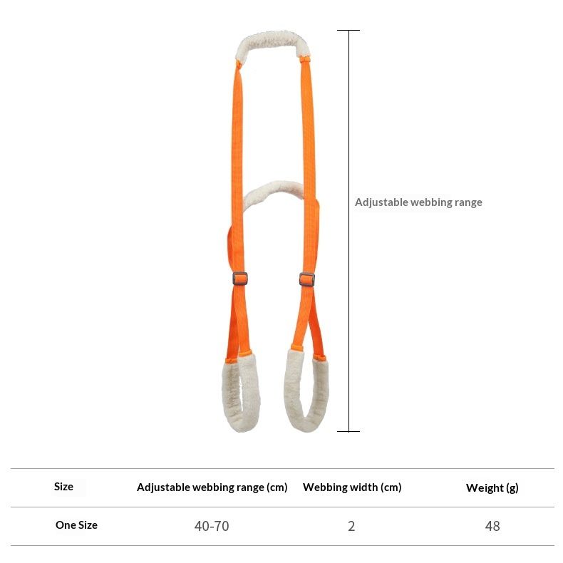 2 Pcs Dog Support Harness for Back Legs Dog Rear Lifting Sling Aid with Handle and Shoulder Strap Hind Leg V1192-AZ-W-3004