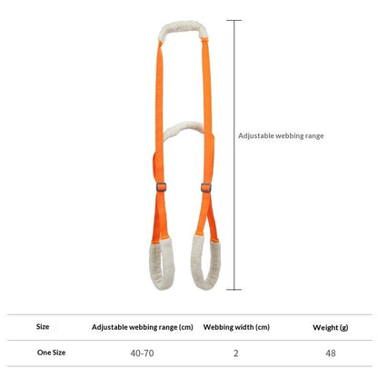 2 Pcs Dog Support Harness for Back Legs Dog Rear Lifting Sling Aid with Handle and Shoulder Strap Hind Leg V1192-AZ-W-3004
