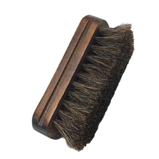 Classic Shoe Shine Brush- Leather Footwear Polish Horse Hair Brush-Horsehair Polishing Brush for Leather V1192-AZ-W-3020