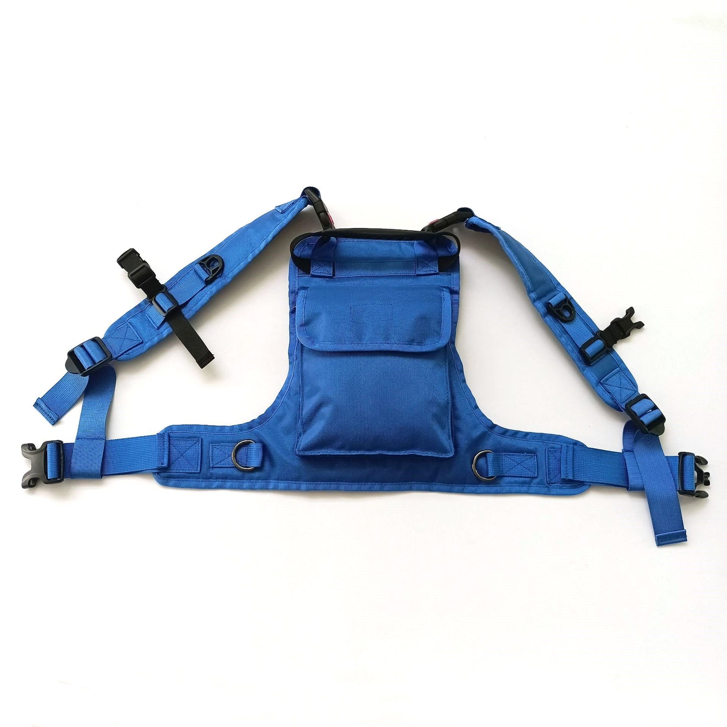 Kids Ski Training Harness with Backpack, Adjustable Strap & Lift Handle for Beginners Boy and Girl blue V1192-AZ-W-3026