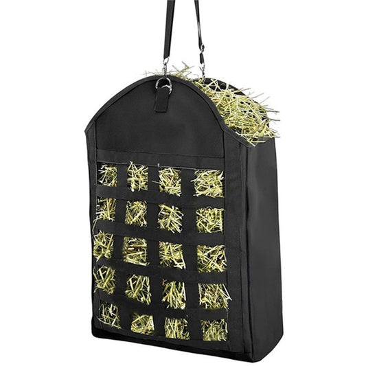 Hay Bags for Horses,1 Packs Slow Feed Hay Bags for Goats,Sheep,Donkey,Premium Oxford Hay Feed Bags with Front V1192-AZ-W-3034