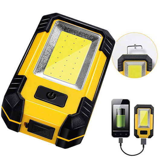 LED Work Light Rechargeable, Magnetic COB Portable Worklights, 30w Lumens, Job Site Lighting for Car V1192-AZ-W-3050
