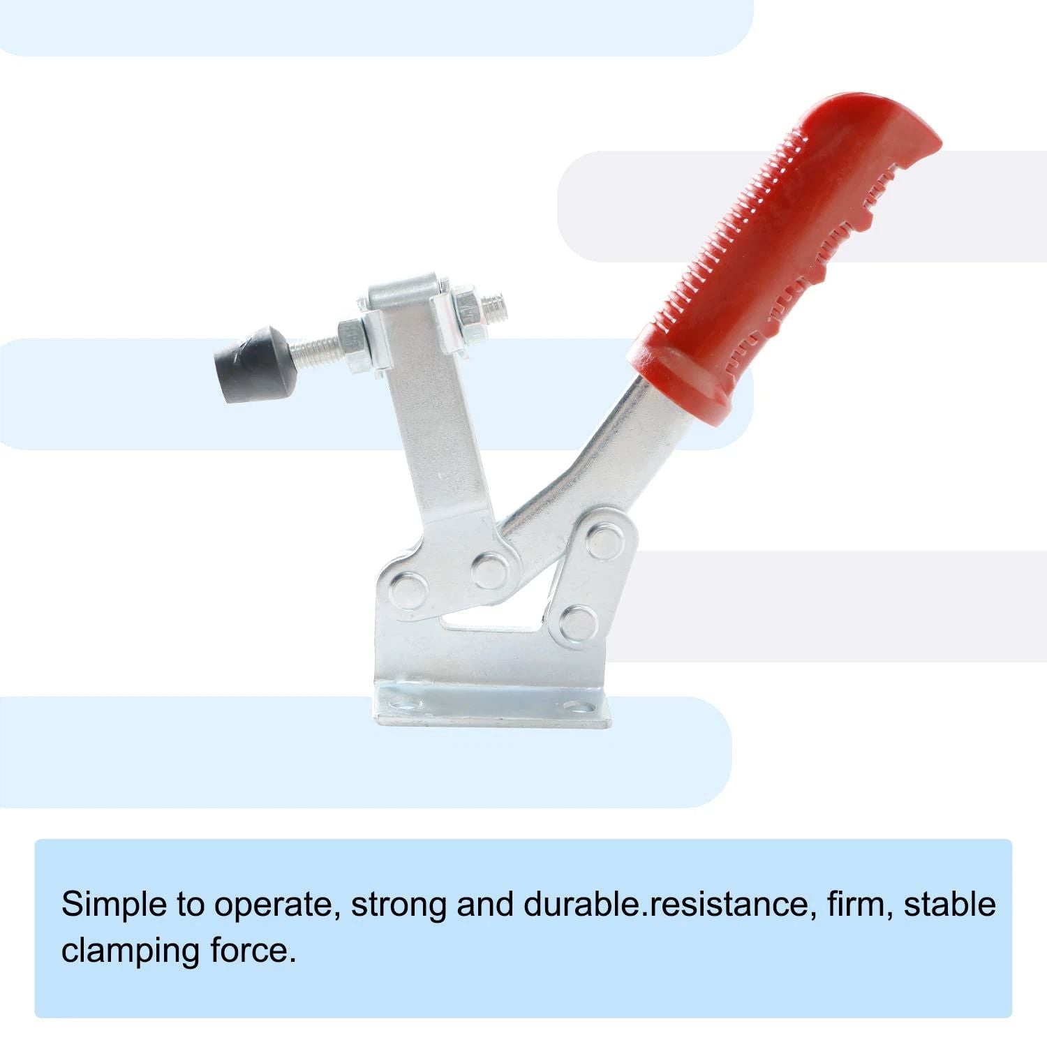 1Pcs Carbon Steel Type ,450kg Holding Force, Quick Horizontal ClampWelding fixture fixing quick clamp V1192-AZ-W-3056