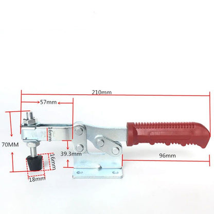 1Pcs Carbon Steel Type ,450kg Holding Force, Quick Horizontal ClampWelding fixture fixing quick clamp V1192-AZ-W-3056