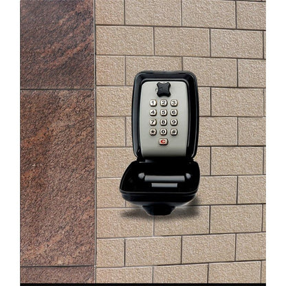 Key Lock Box for Outside, Sturdy Waterproof Wall Mount Lock Box for House Key, 12-Digit Combination V1192-AZ-W-3073
