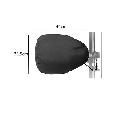 2 Pcs Weed Eater Covers, Waterproof Trimmer Engine Covers, 420D Heavy-duty Oxford Ripstop, Black, Adjustable, V1192-AZ-W-3077