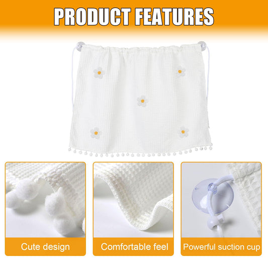 2 pack Car Side Window Sun Shade Privacy Curtain for Baby - Blackout UV Protection Car Window Shades with V1192-AZ-W-3078