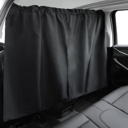Car Divider Curtains Sun Shade-Privacy Travel Nap Night Car Camping Detachable Simple Curtain (Black) V1192-AZ-W-3079