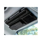 Car Sun Visor Organizer, Soft Leather Surface Eyeglasses Note Card Holder Car Storage Bag, Scratch-Resistant V1192-AZ-W-3083