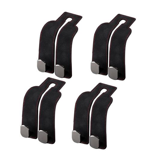 4 pack Car Hooks, Headrest Hook for Car, Car Seat Hooks for Purses and Bags,Purse Hooks fits Car Seat V1192-AZ-W-3091