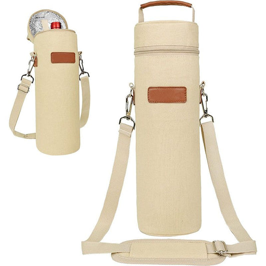 Out of the Insulated Wine & Sprits Cooler Tote, Eco-Friendly,Thermal One Bottle Holder Carrying Case Wine V1192-AZ-W-3092