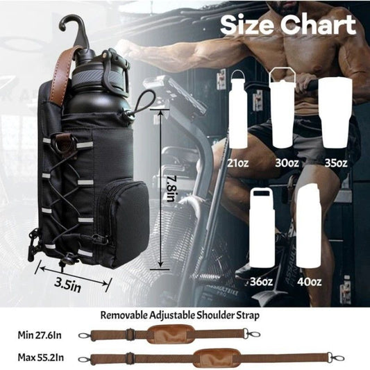 Magnetic Gym Bag,Magnetic Water Bottle Holder for Gym,Small Gym Bag for Men and Women,Gym Gifts & Gym V1192-AZ-W-3093