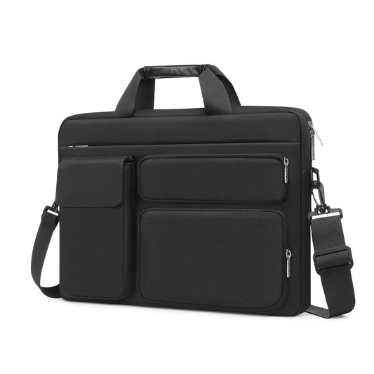 Protective Laptop Case 13 inch Laptop Sleeve, Open Bag with 2 Raised&1 Flapover&1 Handle&Belt, Laptop Case V1192-AZ-W-3095