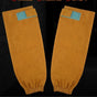 Leather Welding Work Sleeves for Men&Women - Heat&Flame Resistant Arm Protection with Stitching and Cotton V1192-AZ-W-3101
