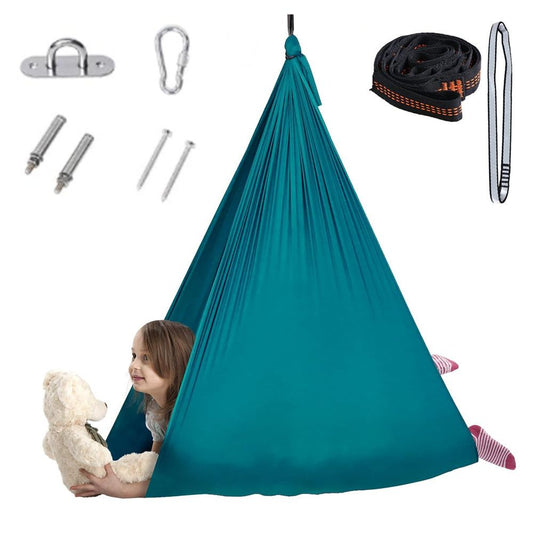 Therapy Swing for Kids with Special Needs (Hardware Included) Snuggle Swing Cuddle Indoor Outdoor Adjustable V1192-AZ-W-3115