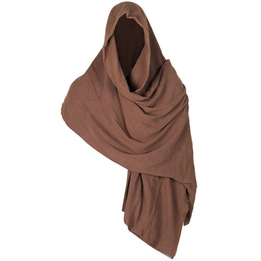 Apocalyptic Shawl Scarf Shaman Cowl Medieval Costume Century Star Cloak with Hood Men Cowl Hooded Renaissance V1192-AZ-W-3124