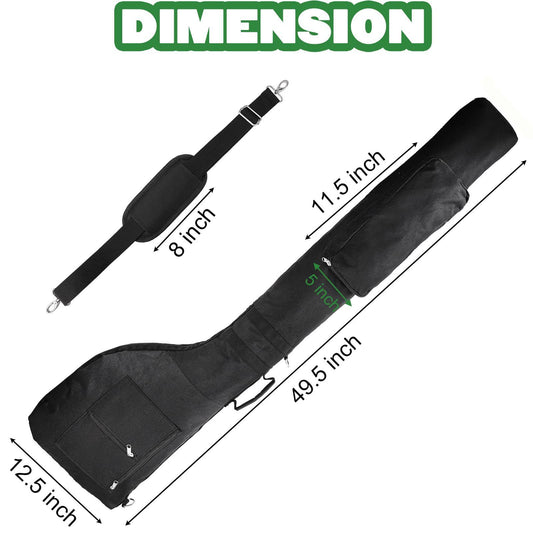Big Teeth Golf Sunday Bag, Small Golf Bag Lightweight, Golf Bag for A Few Clubs Driving Range, Practice with V1192-AZ-W-3127