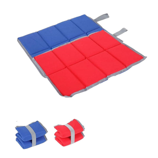 2Pcs Foldable Sitting Pad, Waterproof Oxford Cloth Foam Sitting Mat for Mountaineering Travel, Backpacking, V1192-AZ-W-3145