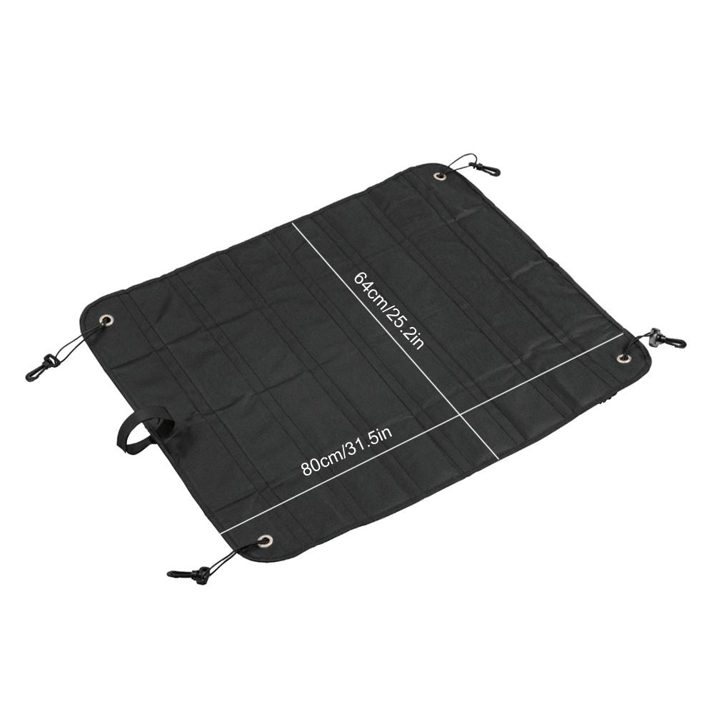 Universal Foldable Car Trunk Bumper Guard Mat Rear Bumper Protector, SUV Cargo Liner Floor Mat Liner Floor V1192-AZ-W-3148