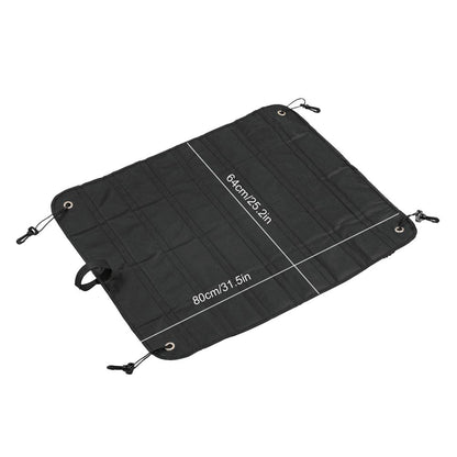 Universal Foldable Car Trunk Bumper Guard Mat Rear Bumper Protector, SUV Cargo Liner Floor Mat Liner Floor V1192-AZ-W-3148