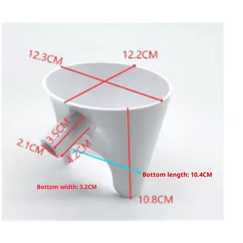 Flour Funnel for Kitchen Aid Mixer, Mess Free Guided Pouring, Easy Clean Durable Accessory for Baking and V1192-AZ-W-3150