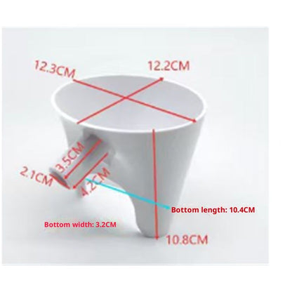 Flour Funnel for Kitchen Aid Mixer, Mess Free Guided Pouring, Easy Clean Durable Accessory for Baking and V1192-AZ-W-3150
