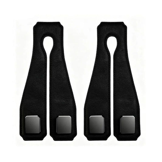 2 Pack Car Seat Back Storage Hooks - Headrest Hooks for Purses and Bags, Universal Hidden Multifunctional V1192-AZ-W-3152