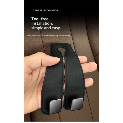 2 Pack Car Seat Back Storage Hooks - Headrest Hooks for Purses and Bags, Universal Hidden Multifunctional V1192-AZ-W-3152