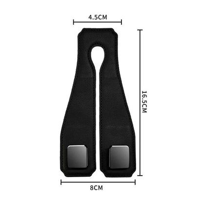2 Pack Car Seat Back Storage Hooks - Headrest Hooks for Purses and Bags, Universal Hidden Multifunctional V1192-AZ-W-3152