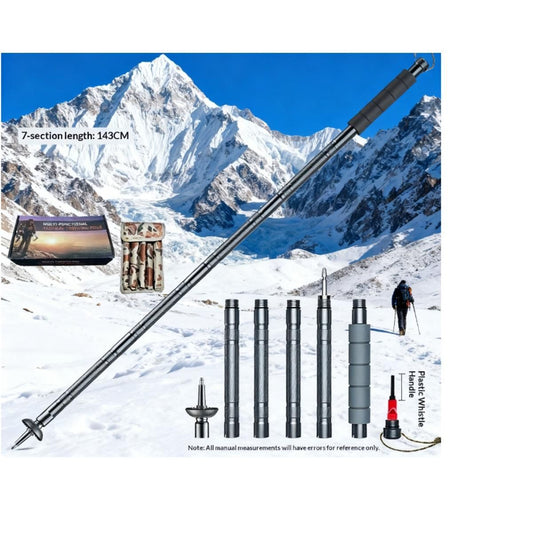 Hiking Pole Detachable Lightweight for Hiking Stick Walking Pole for Man Women Hiking Stick Walking Staff - V1192-AZ-W-3156