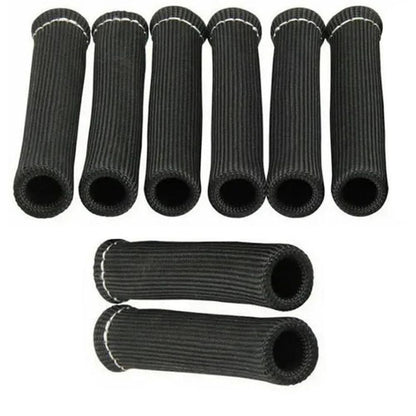 Spark Plug Wire Heat Shield Sleeve Protection 2500 High Temp Heat Tape Protect 8-Pack (Black) V1192-AZ-W-3168