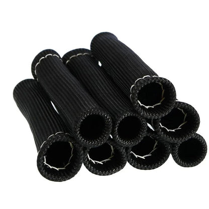 Spark Plug Wire Heat Shield Sleeve Protection 2500 High Temp Heat Tape Protect 8-Pack (Black) V1192-AZ-W-3168
