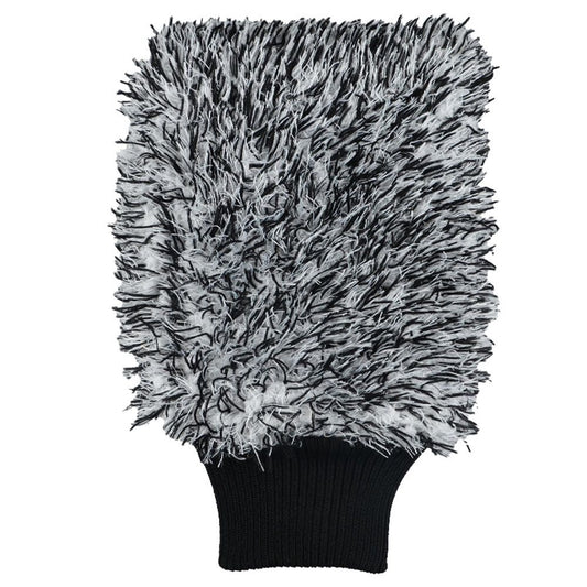 Blend Microfiber, Foam Padding, Scratch-Free, Lint-Free, Great for Rinseless Washing, Blue + Black (2-Pack) V1192-AZ-W-3185