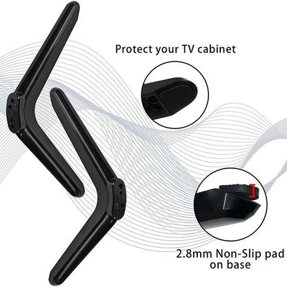 TV Stand Legs for Smart Tv with Screws, Please Check TV Models Before Purchase TV Stand Legs Replacement, V1192-AZ-W-3186