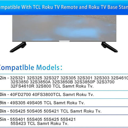 TV Stand Legs for Smart Tv with Screws, Please Check TV Models Before Purchase TV Stand Legs Replacement, V1192-AZ-W-3186