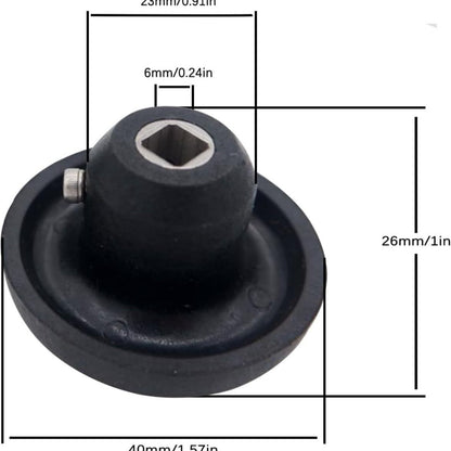 Blender Drive Socket, 5 Pack Drive Socket Replacement 891 802 Compatible with Professional Series, Allen V1192-AZ-W-3187