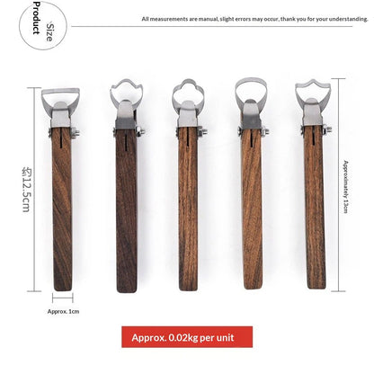 Pottery Handle Making Tool Sculpture Scraper Pottery Carving Tool Pottery Cup Handle Shape Tool for Tea Cup V1192-AZ-W-3189