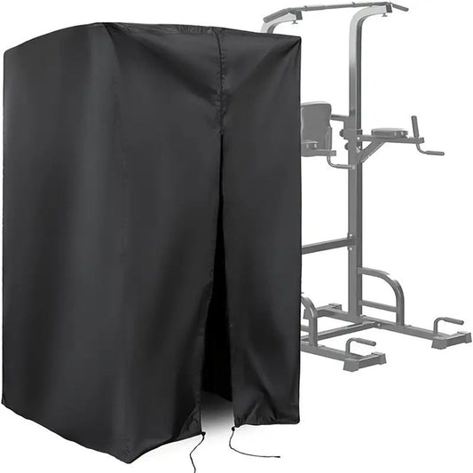 Gym Rack Cover with Waterproof Zipper, Protective Cover for Squat Rack/Weight Lifting Rack/Home Gym Workout V1192-AZ-W-3198