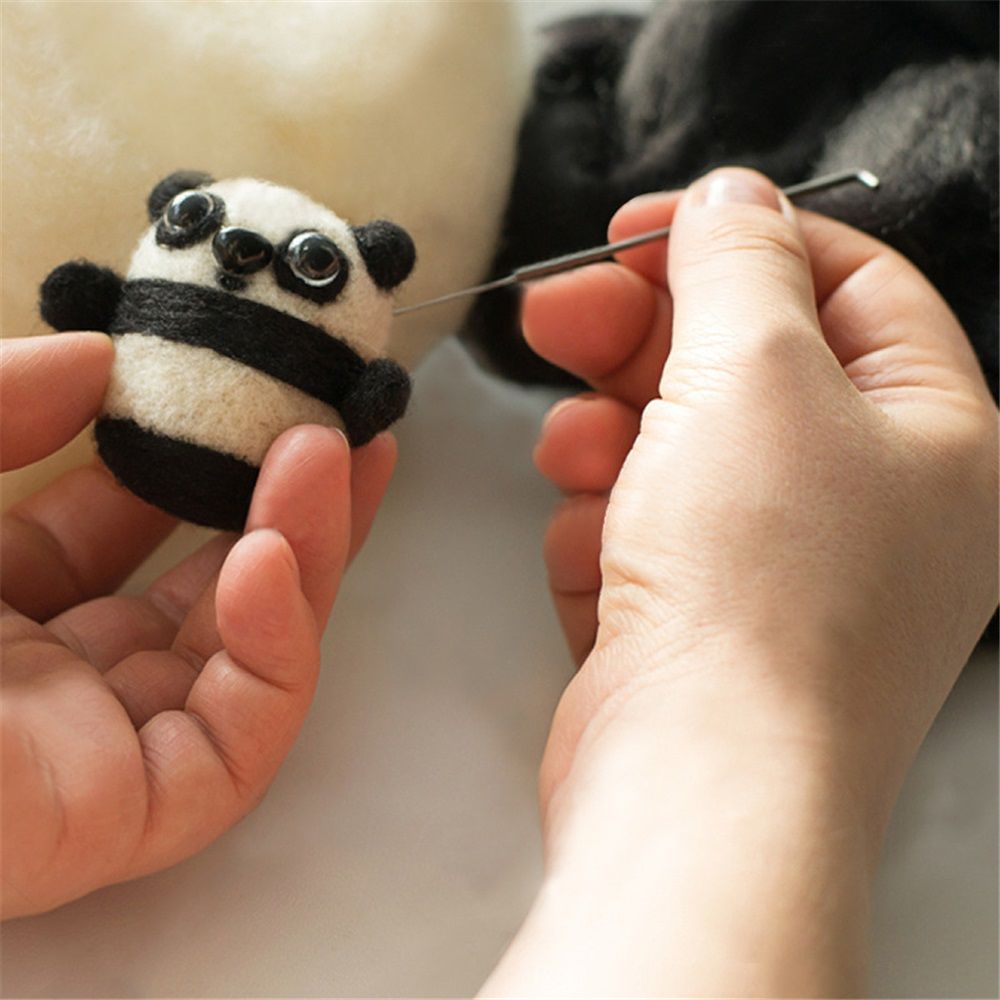 Felting Kit Felting Pad & Tools with Needles, Finger Guards, Wooden Handle Scissor, Bag for Beginner & V1192-AZ-W-3202